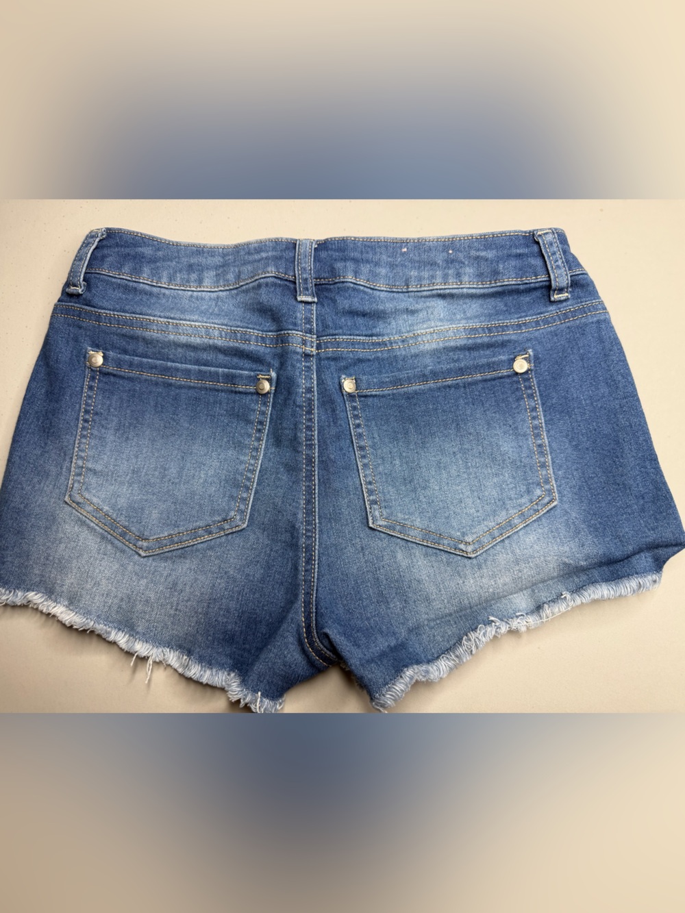 Candie’s Rhinestone Embellished Denim Shorts – Size 1 - Picture 6 of 6
